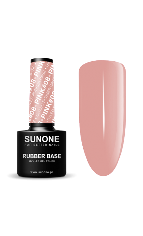 Sunone Rubber Base Pink 08 базa 5 г