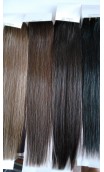 Натуральные волосы на заколках 50 см 70 грамм n60